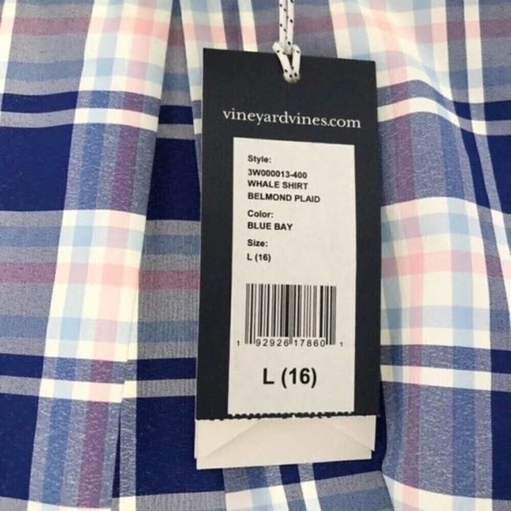 VINEYARD VINES Plaid Performance Sport Shirt - Picture 9 of 9